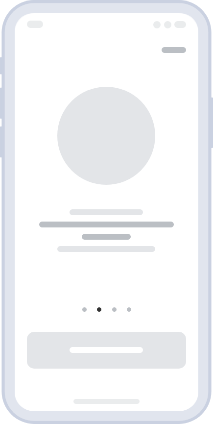 Mockup eines Mobilen Endgeräts